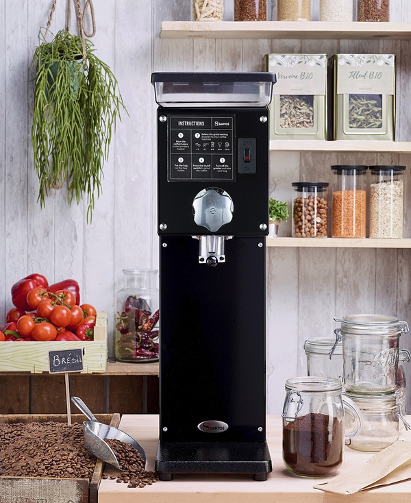 Santos Silent Shop Coffee Grinder With Bag Holder 43