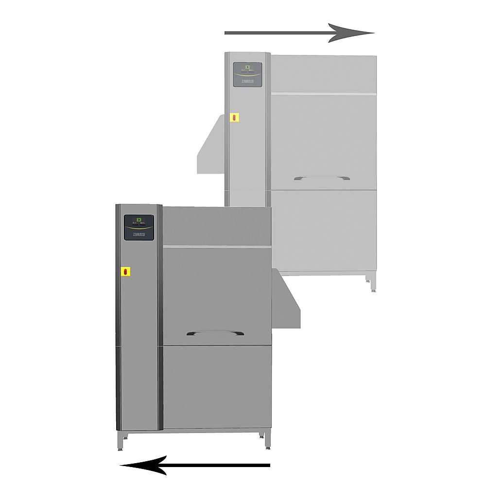 Zanussi Dishwashing — Single Rinse Rack Type dishwashers