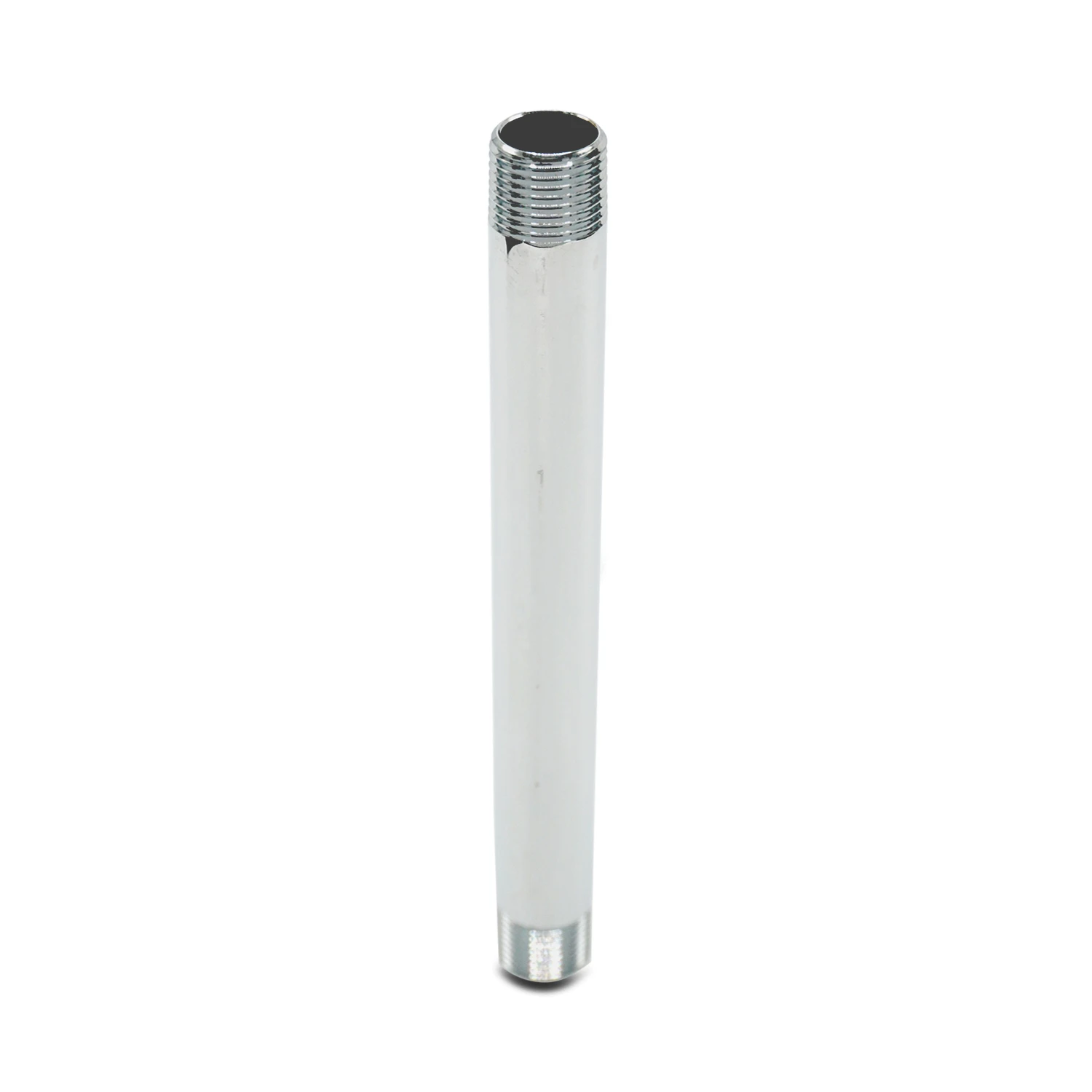 T&S Brass Riser, 3/8" NPT x 6" Long (Chrome-Plated)