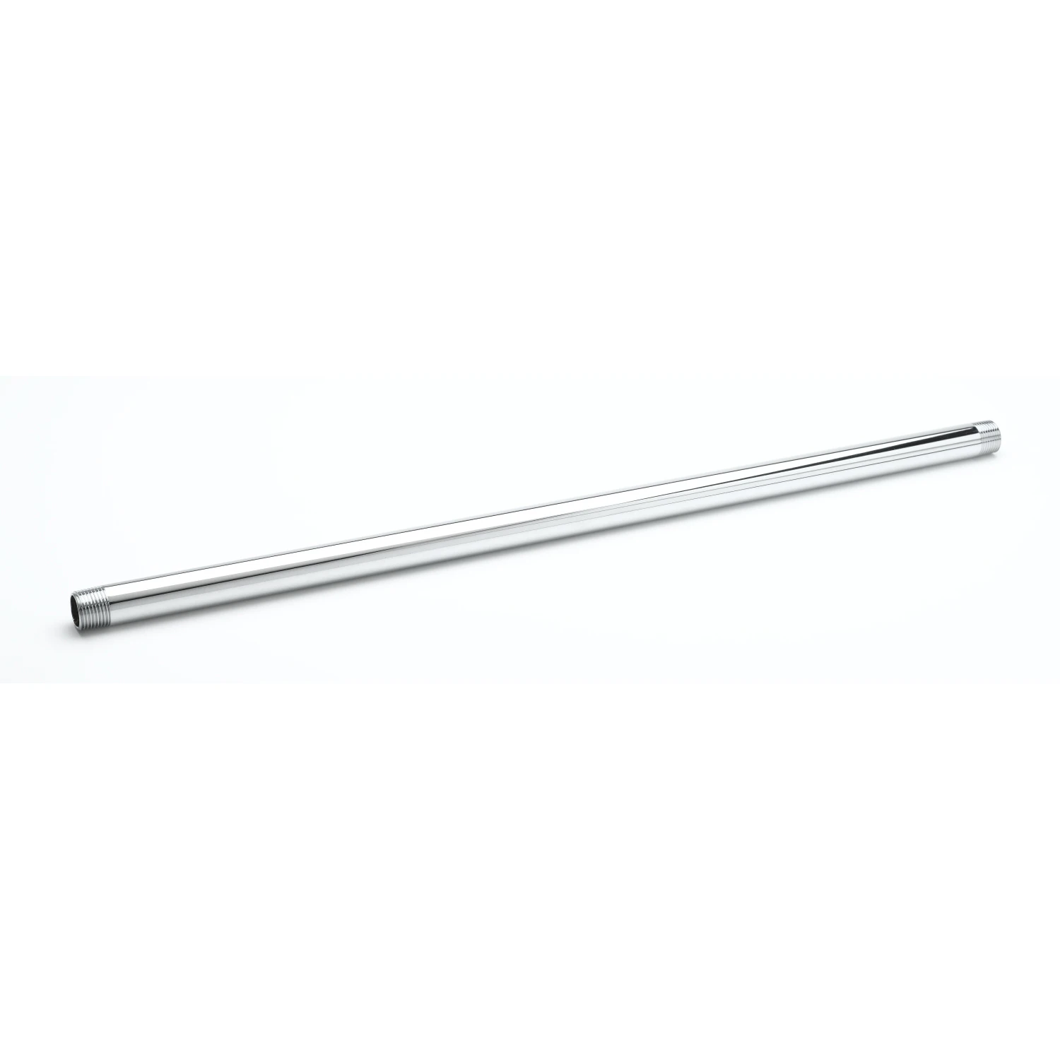 T&S Brass Riser, 3/8" NPT x 18" Long (Chrome-Plated)