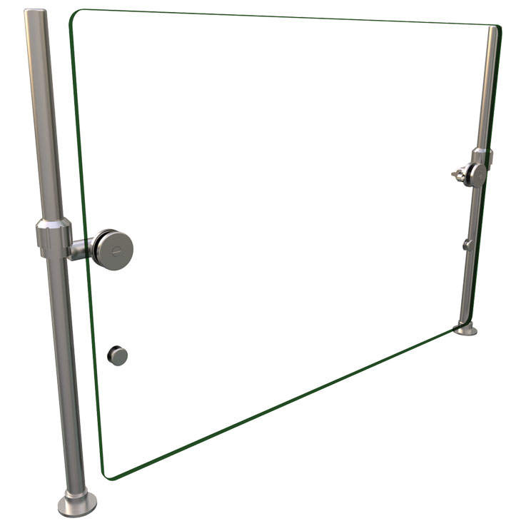Hatco Flav-R-Shield® Full-Service Pass-Over Sneeze Guard