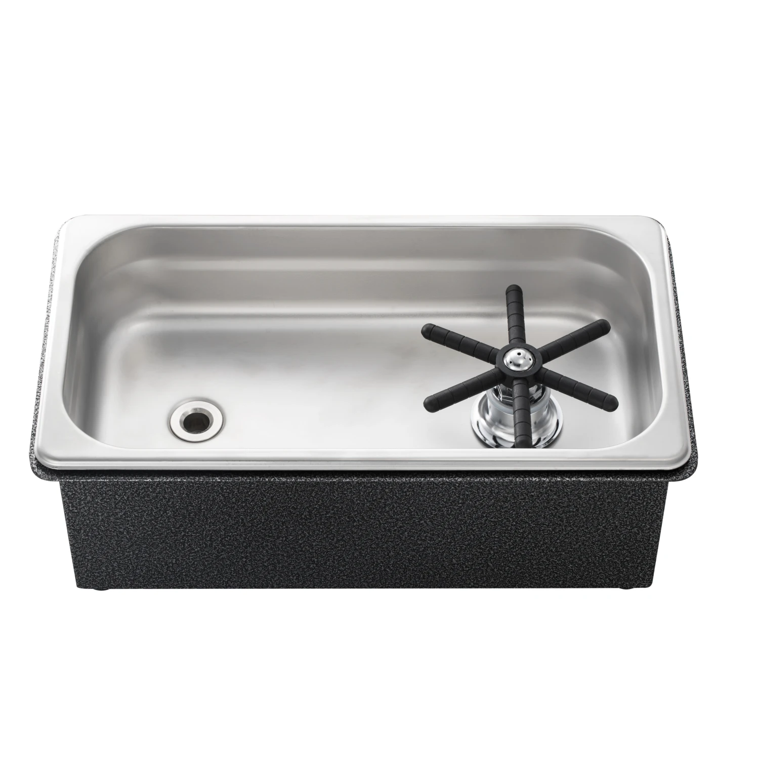 T&S Brass Can/Jar/Glass Rinser Unit, Medium Version