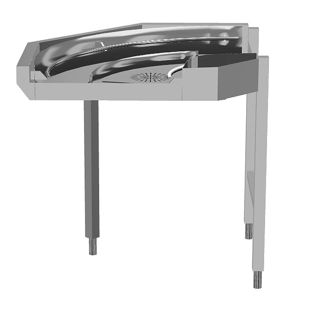 Zanussi Handling System for Rack Type — 90° dishwasher driven curves
