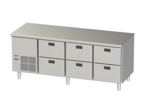 Nayati Refrigeration - Counter - 750 Counter Chiller - Drawer NRTA 3C 750 6D