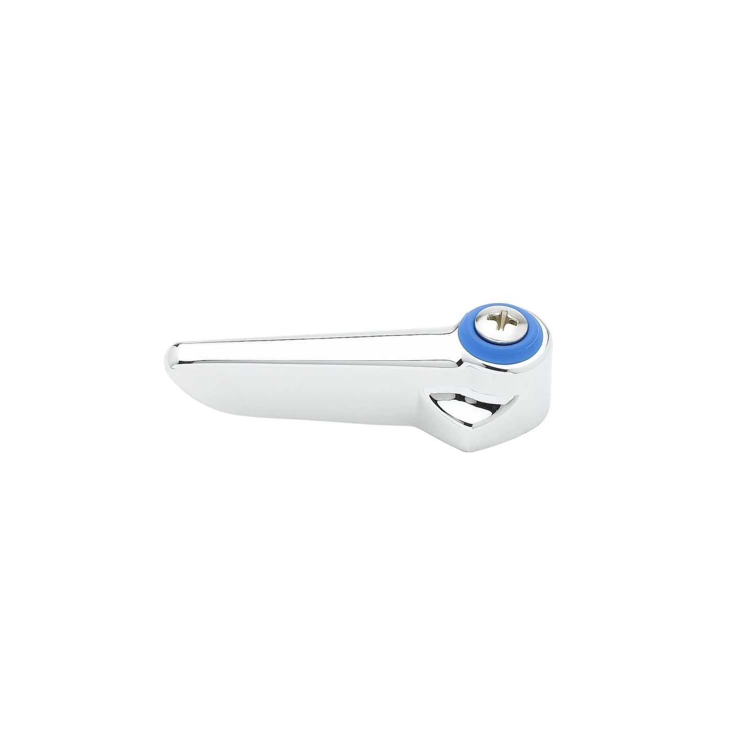 T&S Brass Lever Handle, Blue Index (Cold) & Screw