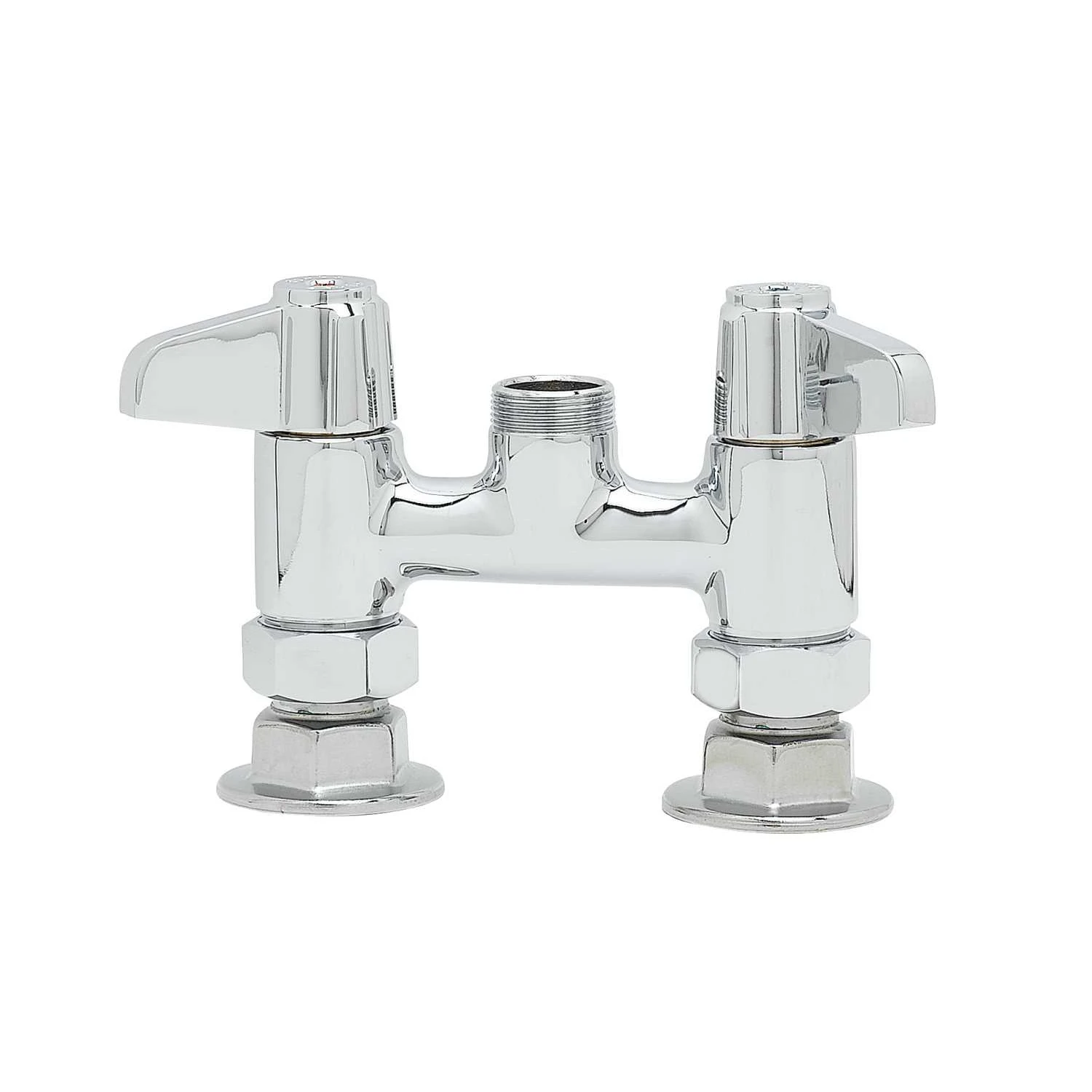 T&S Brass Equip Base Faucet, 4" Deck Mount, Swivel Outlet, Less Nozzle