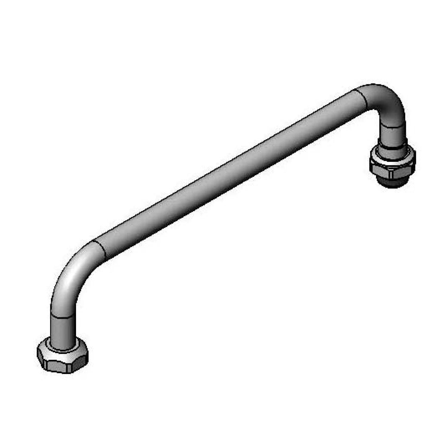 T&S Brass 12" Front Section for Double-Joint Nozzle
