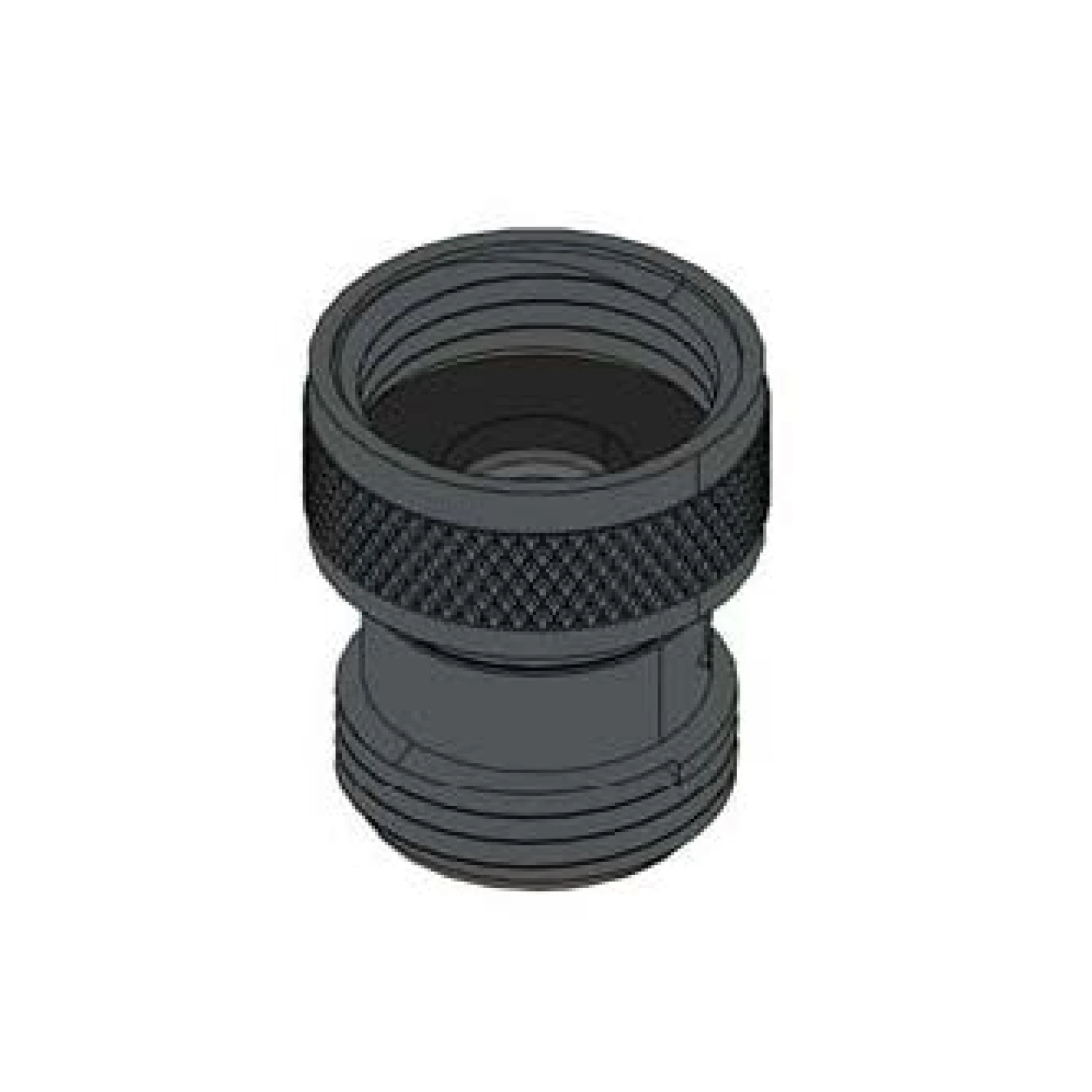 T&S Brass Check Valve Adapter, 1/2" BSPP Female (Inlet) x Male (Outlet)