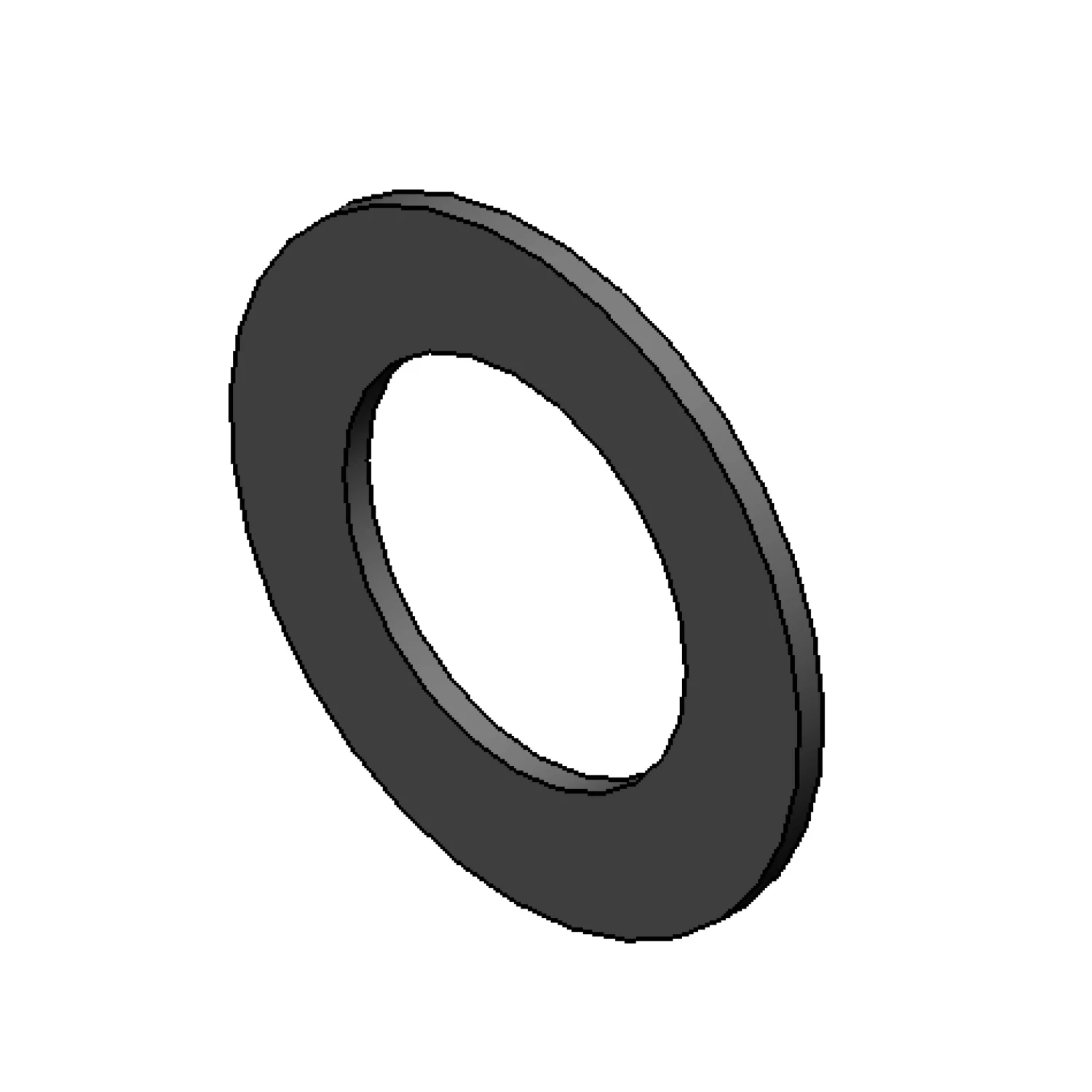 T&S Brass Rubber Deck Seal, 1-1/8" ID x 1-7/8" OD