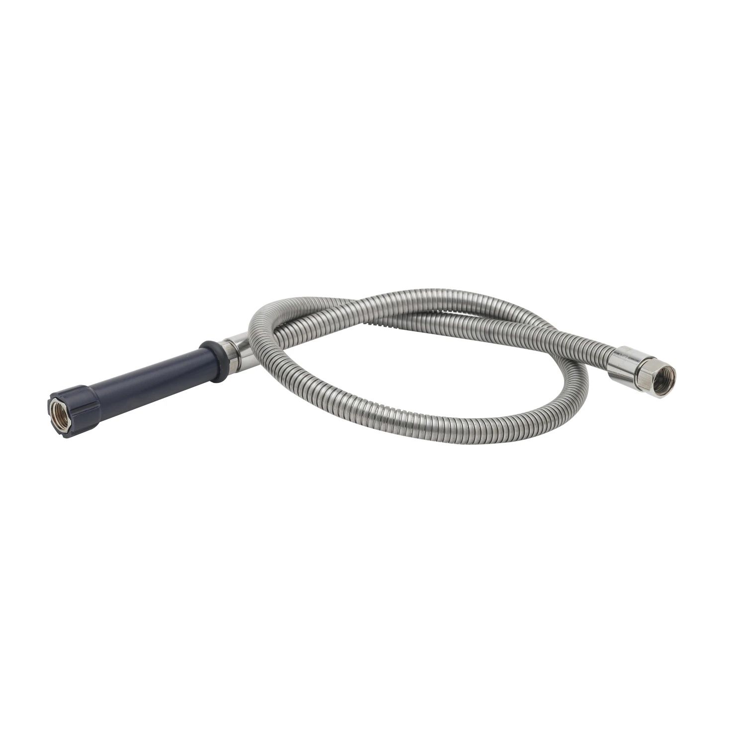 T&S Brass Hose, 24" Flexible Stainless Steel w/ Blue Handle