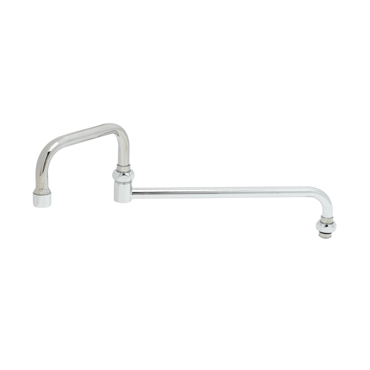 T&S Brass Double Joint Swing Nozzle, 6" Back Section, 6" Front Section, 12" Overall Length
