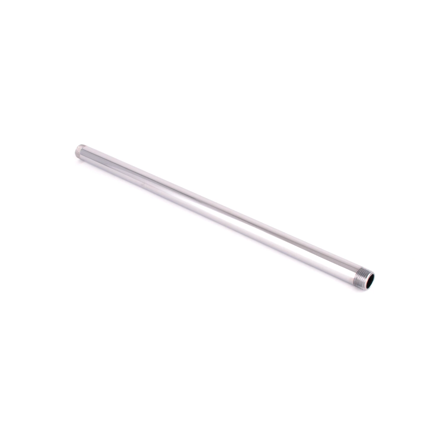 T&S Brass Riser, 1/2" NPT x 18" Long (Chrome-Plated)