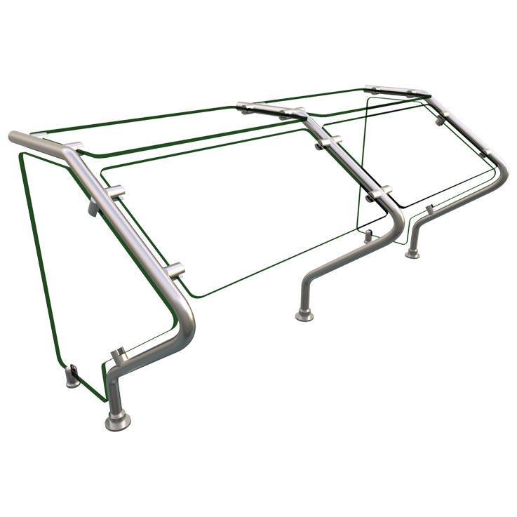 Hatco Flav-R-Shield® Self-Service Sneeze Guard