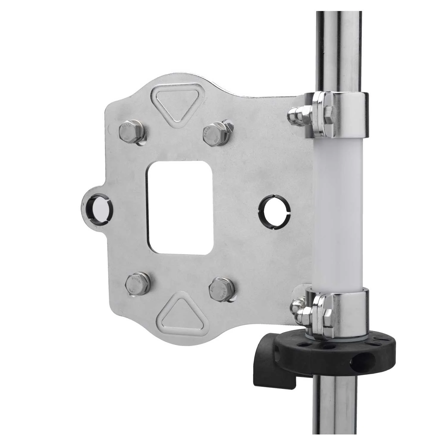 T&S Brass Table Leg Hose Reel Swing Bracket, Stainless Steel (Fits 3/8" & 1/2" Hose Reels)