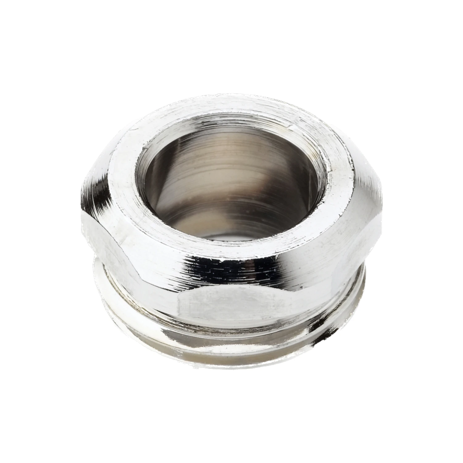 T&S Brass Packing Nut for Eterna Cartridge Bonnet, Chrome-Plated Brass (Original-Style)