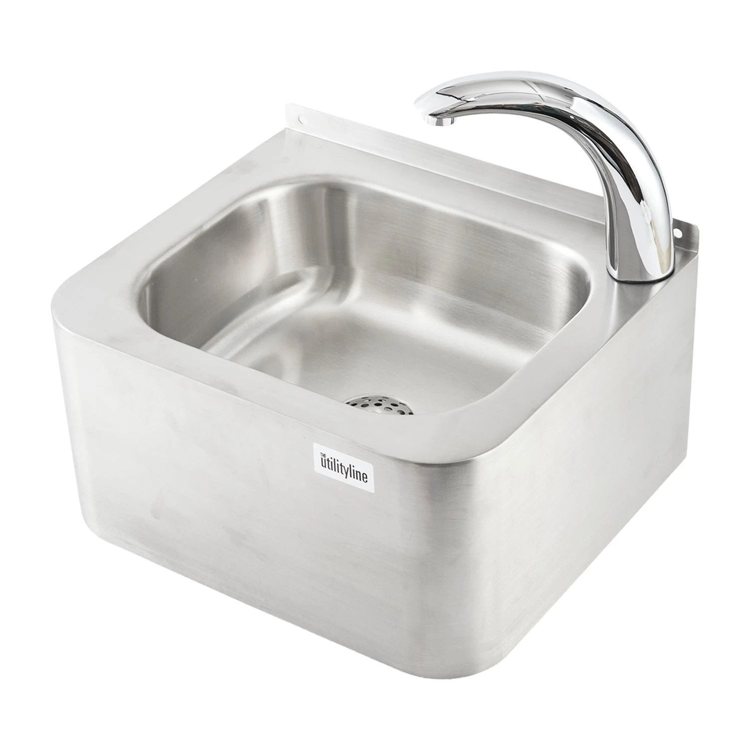 T&S Brass UtilityLine Handsink Assembly, w/ Electronic Faucet And Plastic Drain Kit