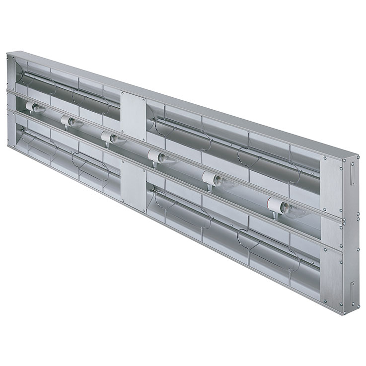 Hatco Glo-Ray® Dual Aluminum Infrared Strip Heater with Lights