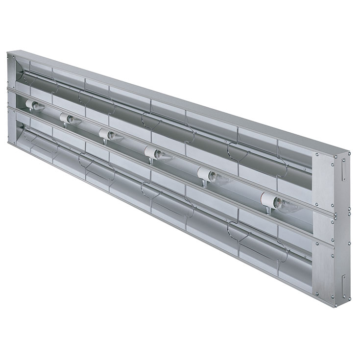 Hatco Glo-Ray® Max Watt Dual Aluminum Infrared Strip Heater with Lights