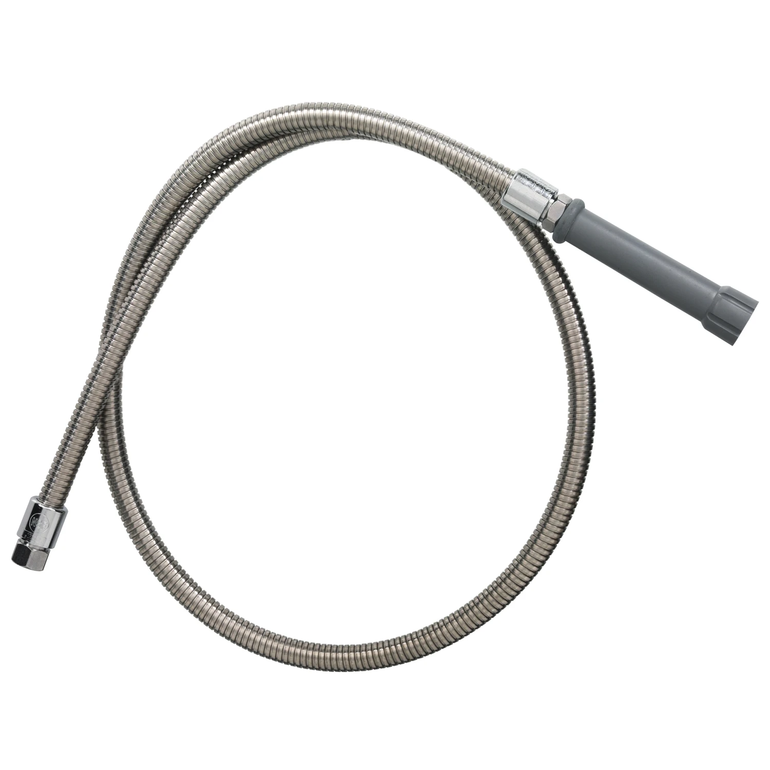 T&S Brass Hose, 68" Flexible Stainless Steel (Gray Handle)