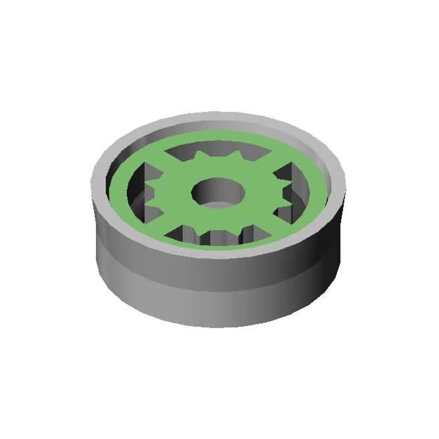 T&S Brass Flow Control Disc, 0.5 GPM, Lime Insert