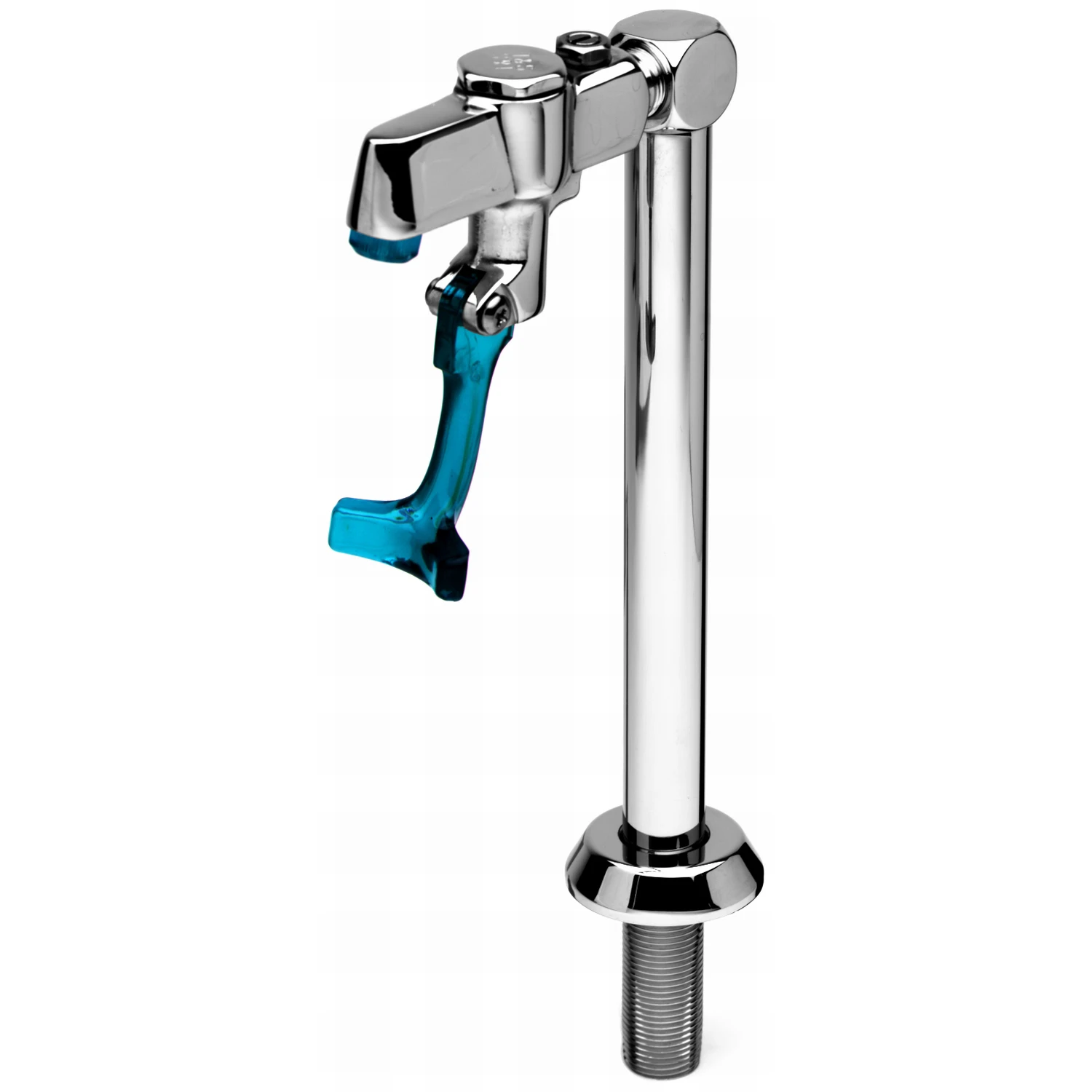 T&S Brass Glass Filler, 8" Deck Mount Pedestal, 1/2" NPT Male Shank Equip Retro-Style