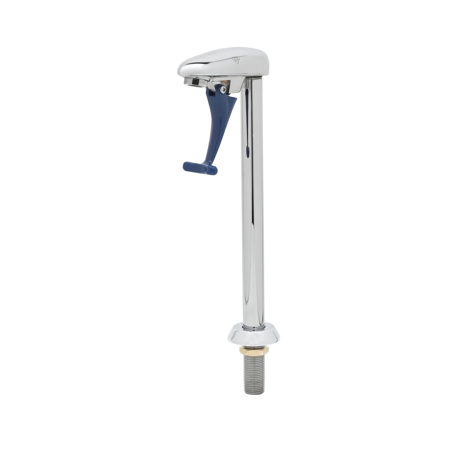 T&S Brass Glass Filler, 16" Deck Mount Pedestal, 1/2" NPT Male Shank