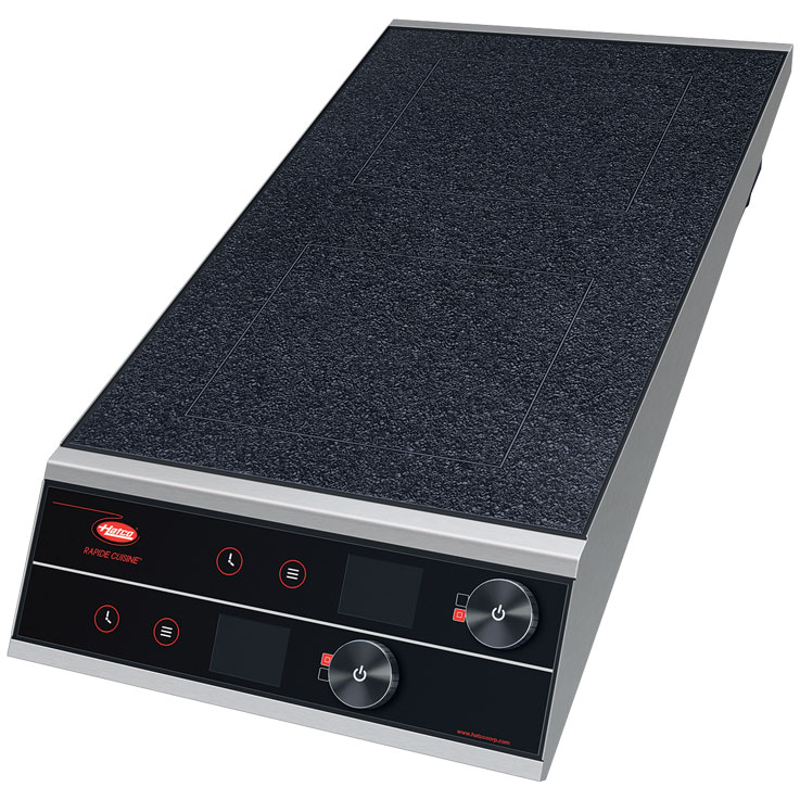 Hatco Rapide Cuisine® Countertop High-Powered/Heavy-Duty Dual Front-to-Back Induction Range