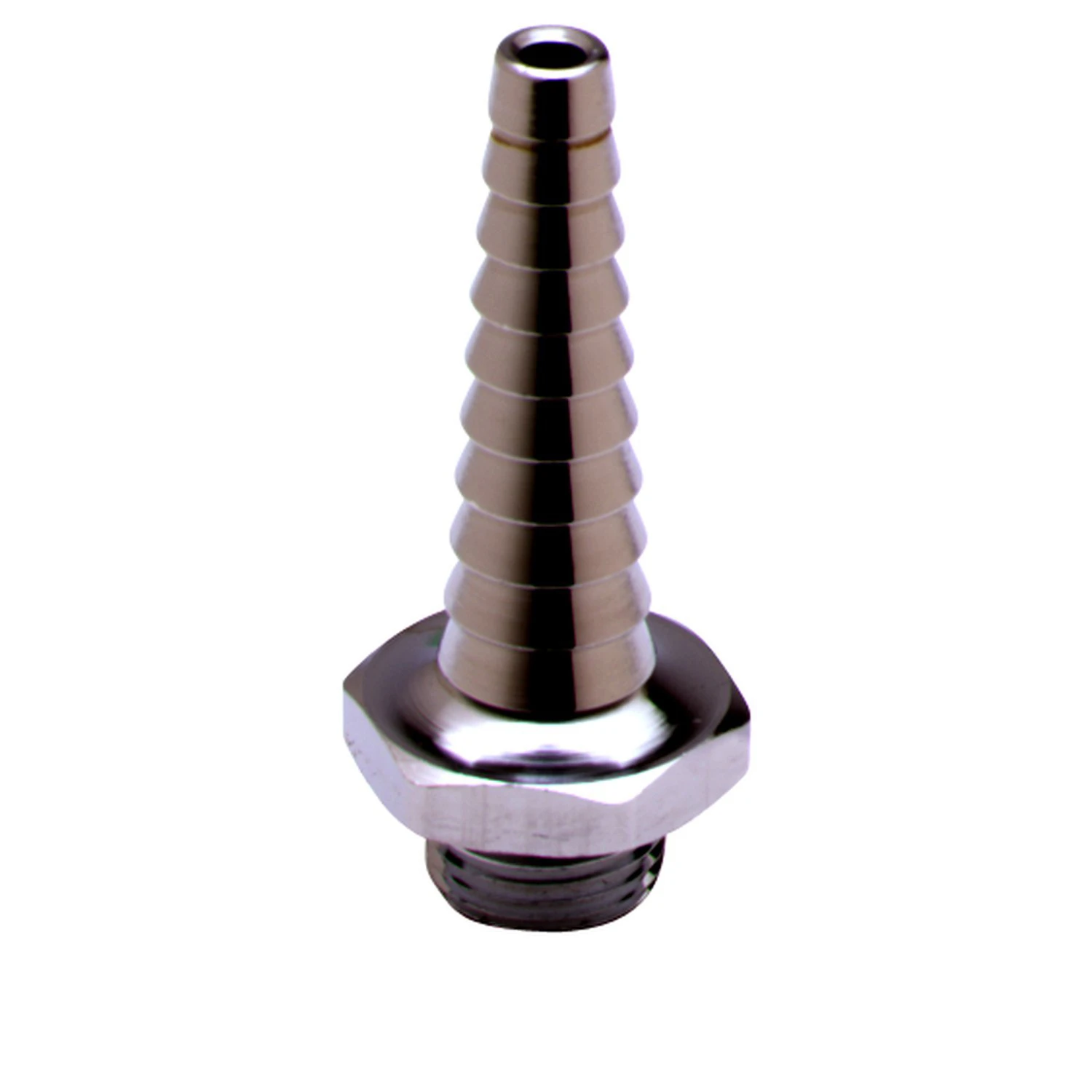 T&S Brass Outlet, Serrated Tip / Hose End, 3/8" NPT Male Inlet with Washer Included (Identical to BL-5550-04)