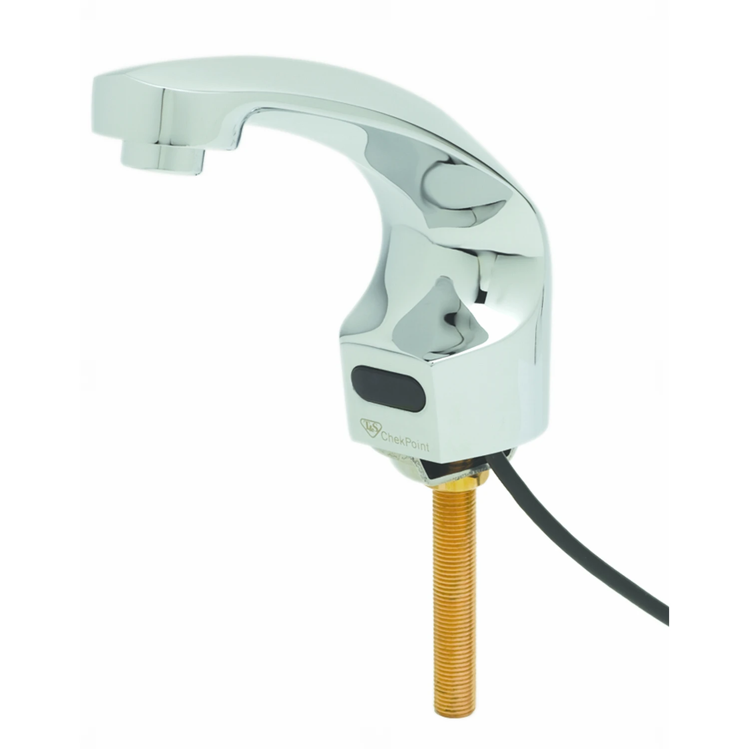 T&S Brass ChekPoint Sensor Faucet, Deck Mount, Cast Spout, AC/DC Control Module, 2.2 GPM / 8.3 LPM VR Aerator