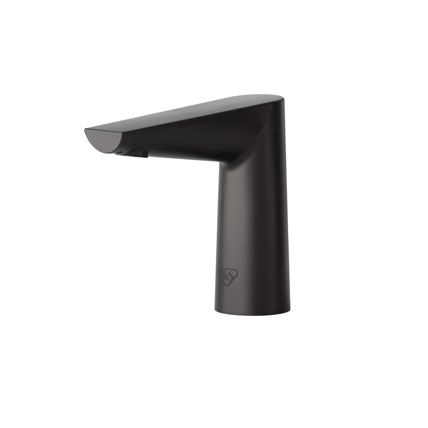 T&S Brass WaveCrest Electronic Sensor Medical Faucet, Single Hole Deck Mount, Matte Black, 0.5 GPM / 1.9 LPM VR Concealed Spray Device,