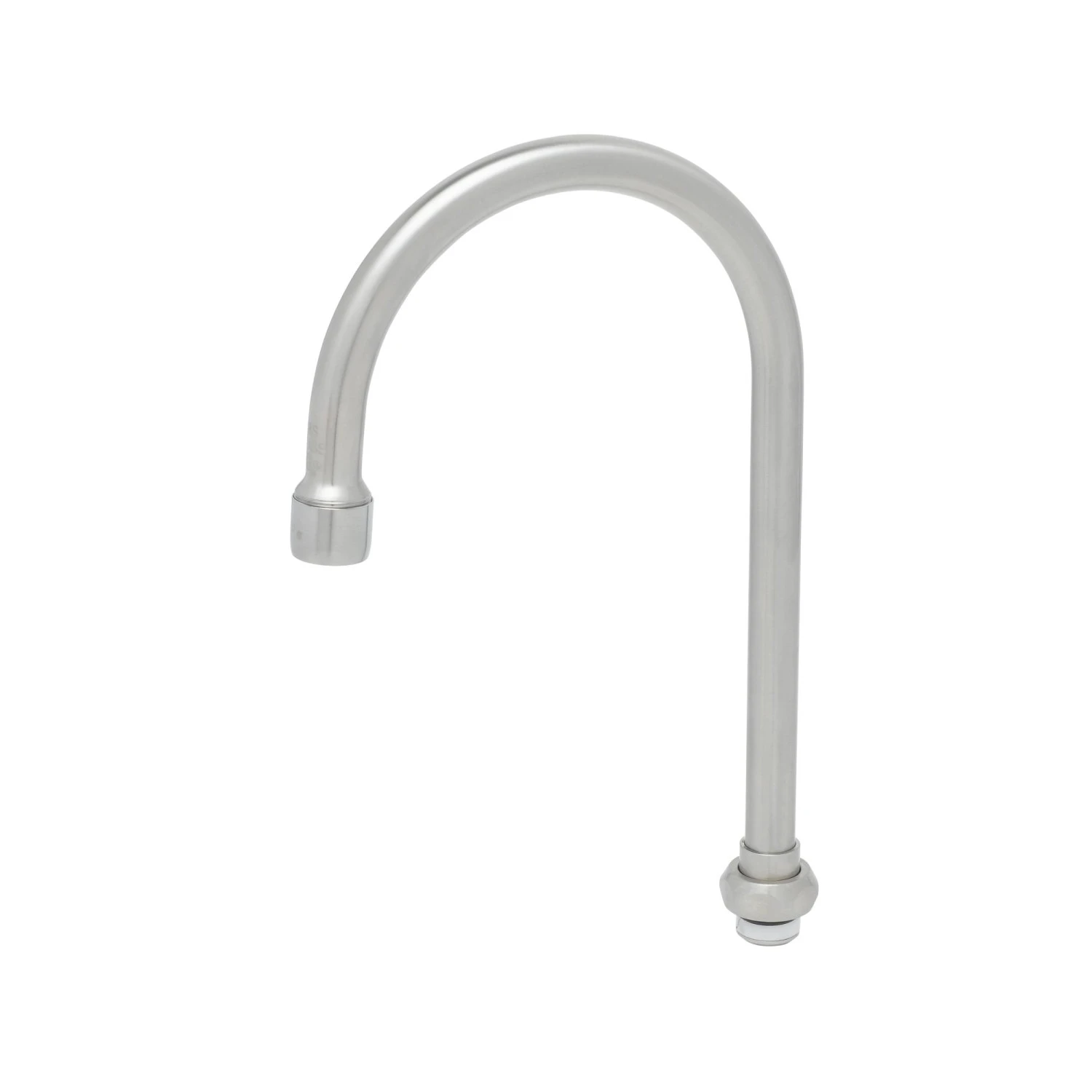 T&S Brass 5 3/4" Stainless Steel Swivel Gooseneck with EverSteel 2.0 GPM [7.6 L/min] Vandal-Resistant Aerator